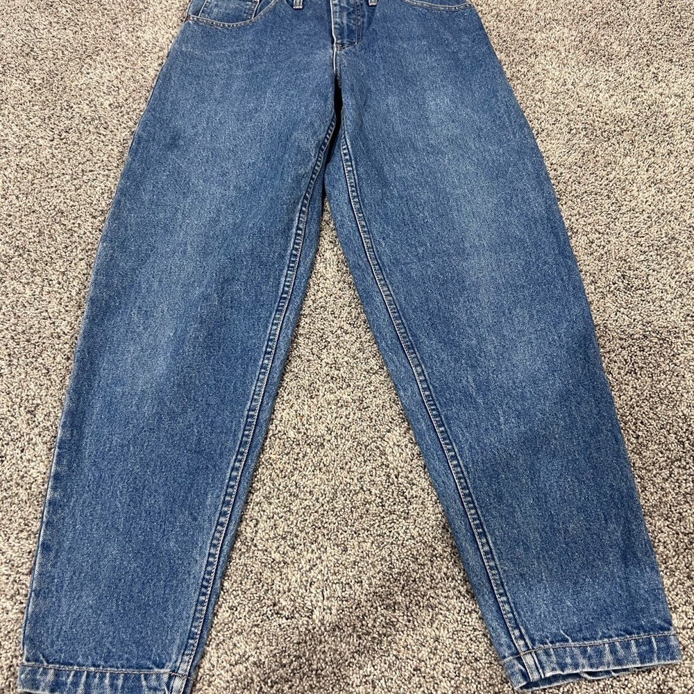 Vintage Authentic Forenza Sportswear High Waist Double Belt Loop Med Wash Size 2